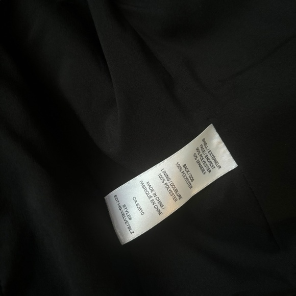 Rickis Velveteen Lined Blazer Black, Large, Single Button *NWOT* - Picture 7 of 14